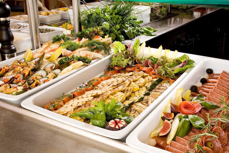 Fresh food served with style on a SeaDream yacht.