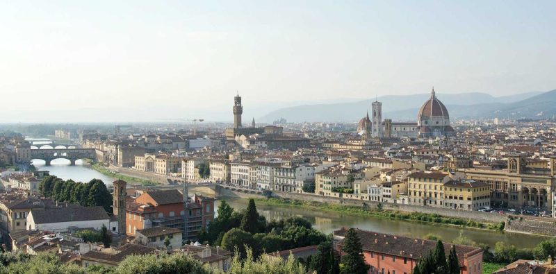 The cityscape of Florence, Italy.
