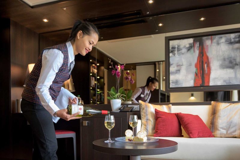 Enjoy personalized service in a Royal Suite on Avalon Tapestry II. 