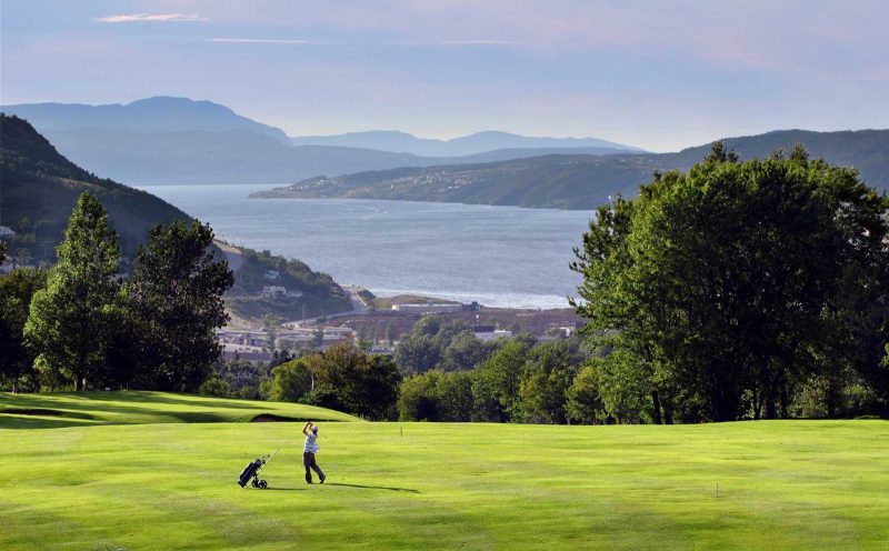 Beautiful views of Humber Arm from Blomidon Golf Course on the western side of Newfoundland.