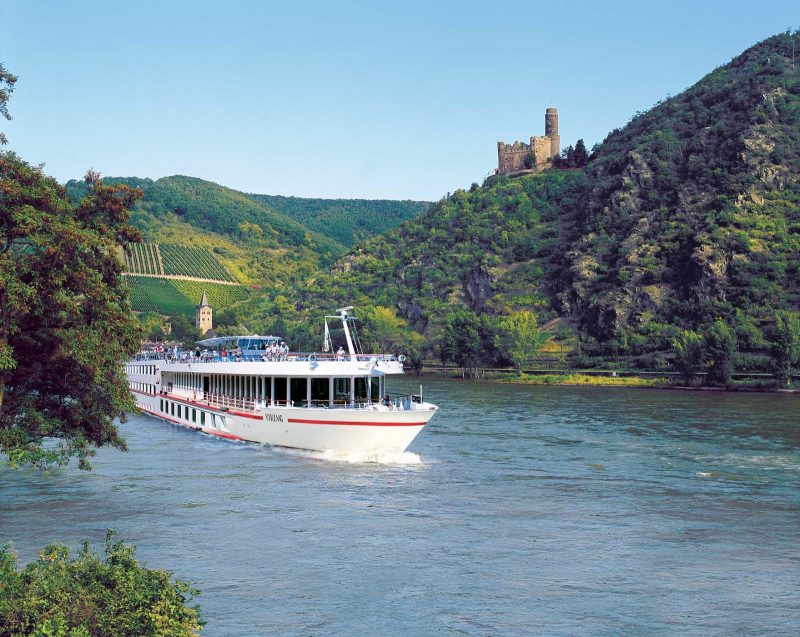 Discover Maus Castle nestled into the hilltops as you travel along the Rhine River aboard Viking Pride. Built in the 14th century, it's a UNESCO World Heritage Site.