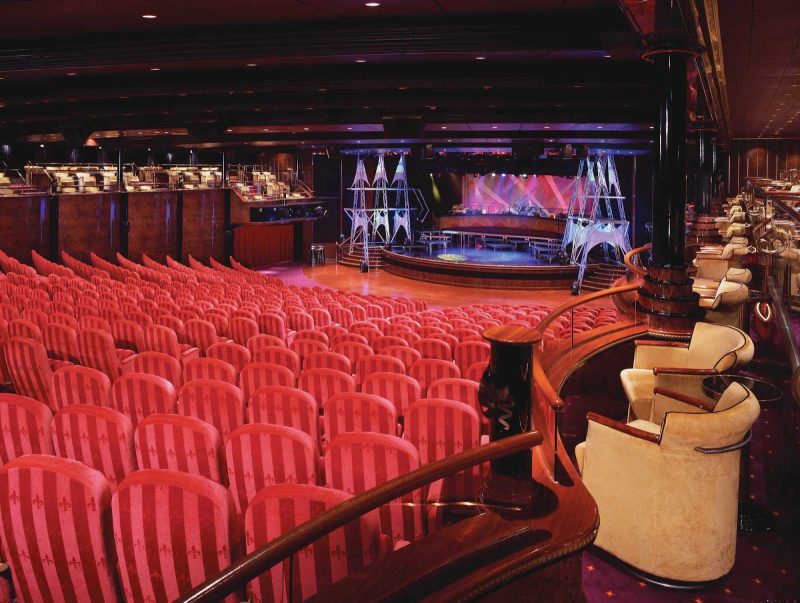 When cruising on the Norwegian Spirit, be sure to take in one of the Stardust Theater's Vegas- and Broadway-style productions.