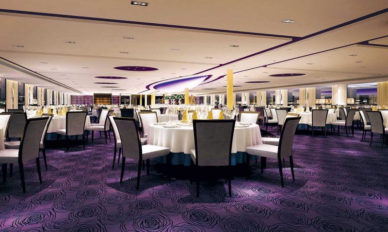 You'll enjoy both Western and authentic Chinese cuisine in the main restaurant during your cruise through China.