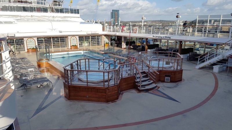 The Pavillion Pool on Queen Victoria.