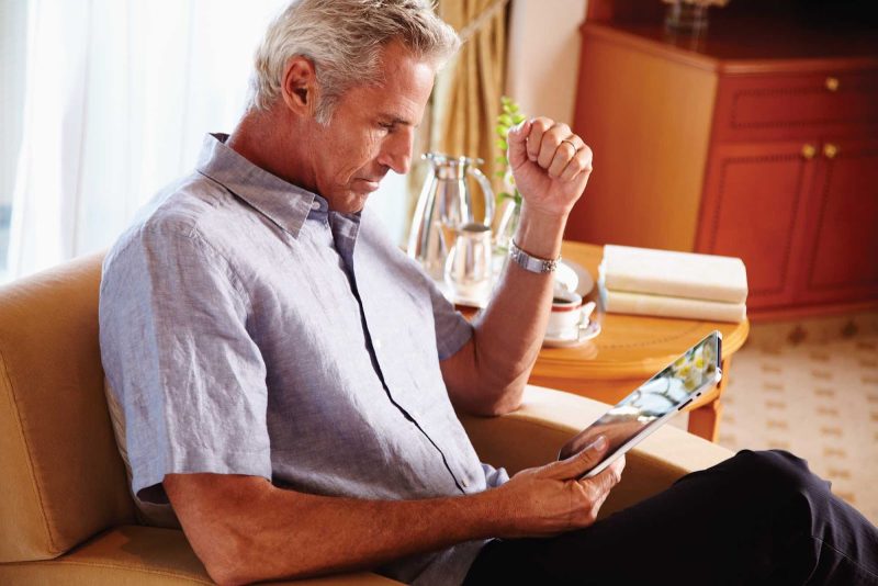 Take some time out in the comfort of your private suite aboard Seven Seas Mariner. Guests receive the use of an iPad and free wi-fi during the sailing.