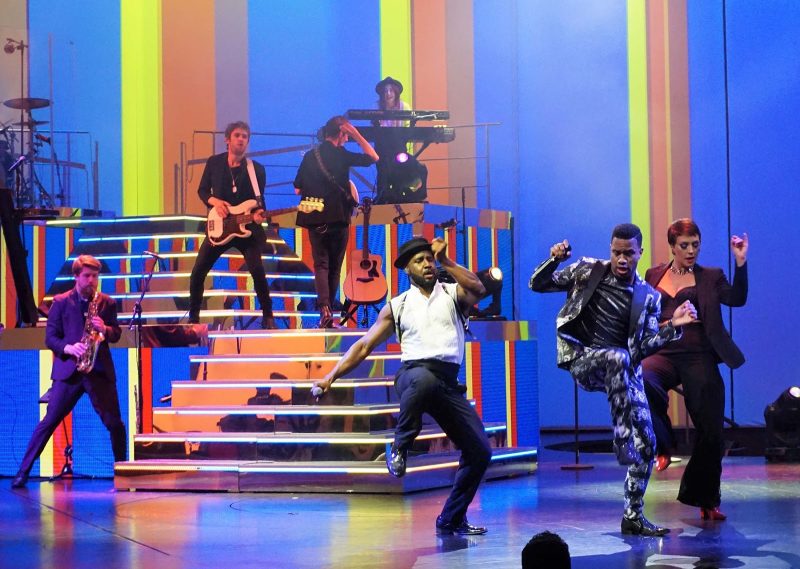 A live musical production on Celebrity Edge.