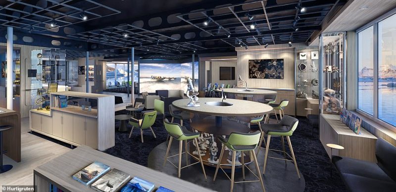 The Amundsen Science Center aboard Hurtigruten’s Roald Amundsen is packed with modern technologies to help guests gain a deeper understanding of the areas you're exploring.