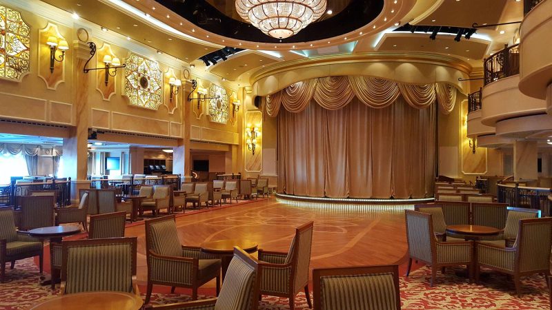 The Queens Lounge, or Queens Room, on Queen Victoria.
