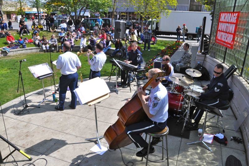 Downtown Anchorage brims with parks that are filled with festivals, music and events most days all summer long.