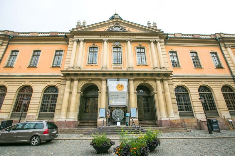 The Nobel Museum in Stockholm, Sweden.