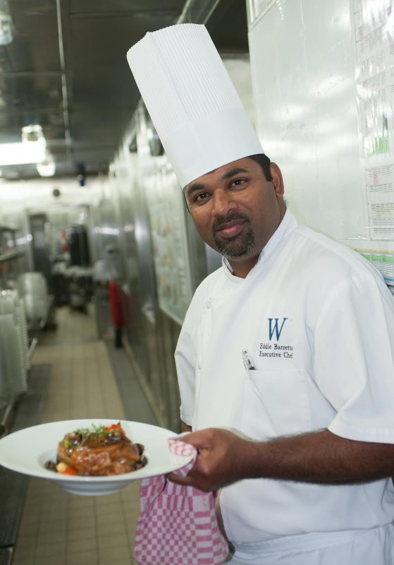 Eddie Barretto, executive chef of Wind Surf.