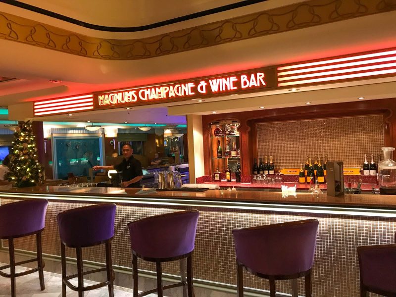 Magnum's Champagne Bar & Wine Bar on Norwegian Jade. 
