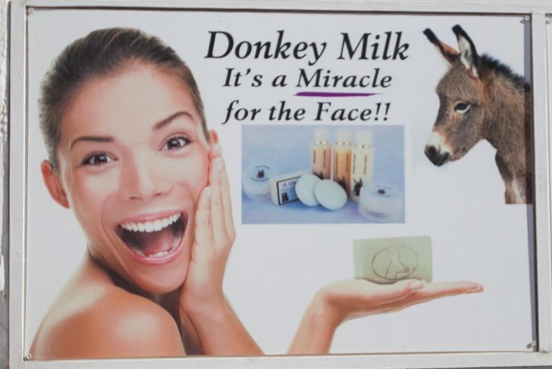 Really? A billboard in Oia, Santorini.