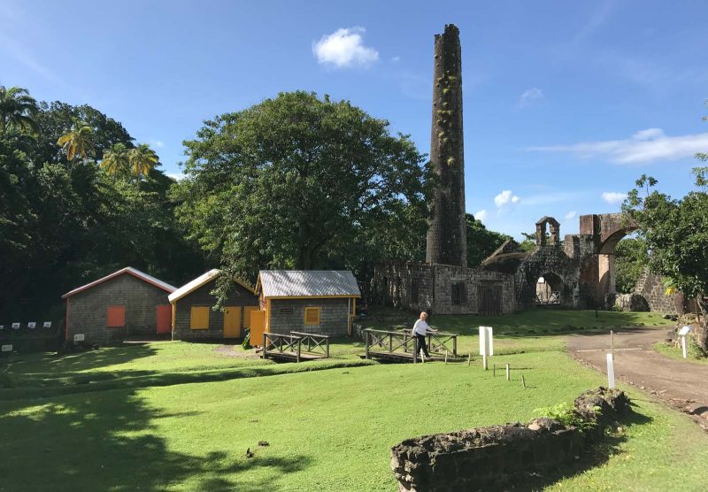 Wingfield Estate, a collection of colonial-era ruins that were part of St. Kitts' first plantation.
