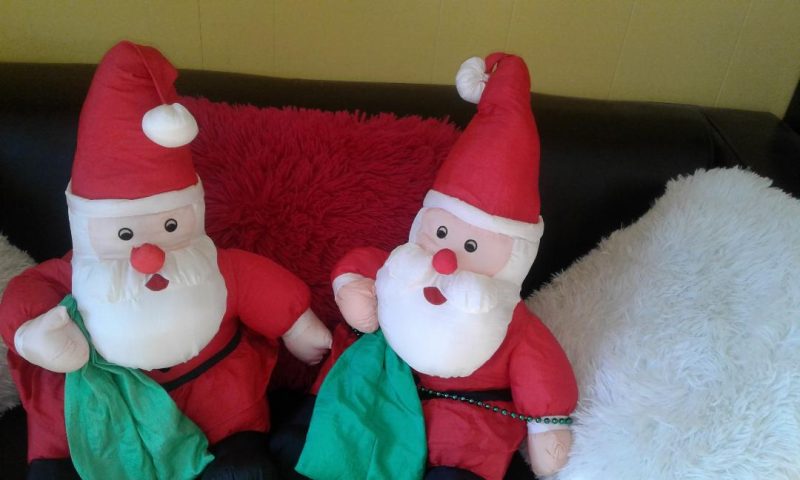 Just can't get enough of Santa