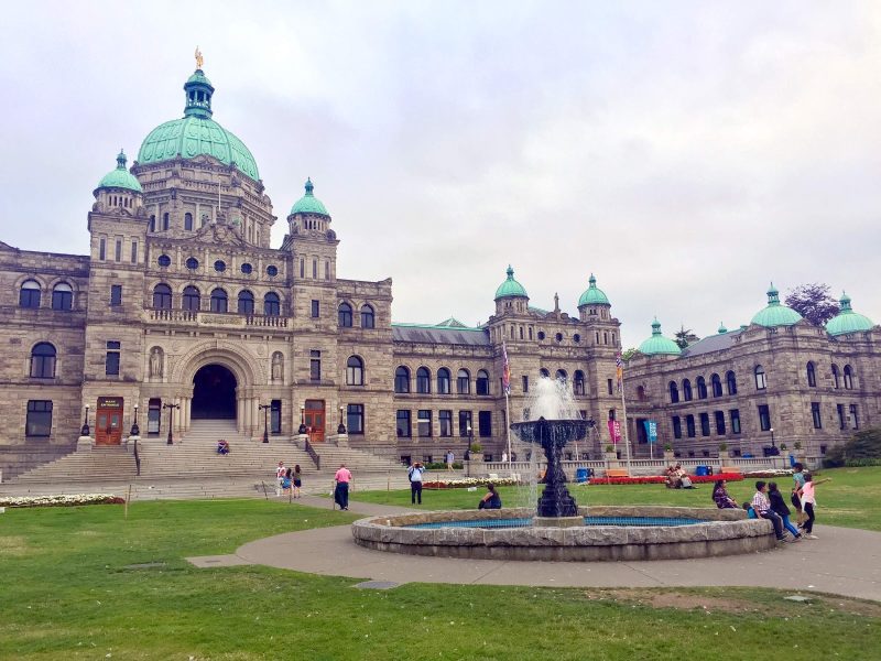 The Capitol Building in Victoria, British Columbia.