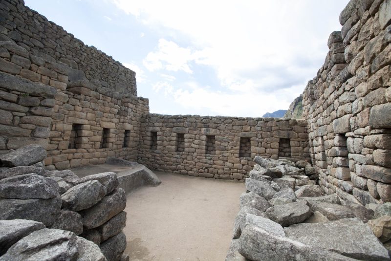 Part of the emperor's estate at Machu Picchu, Peru, elevation 8,000 feet.