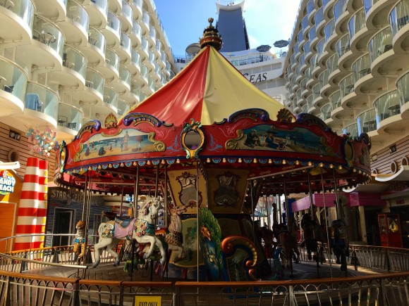 Boardwalk neighborhood on the Oasis of the Seas
