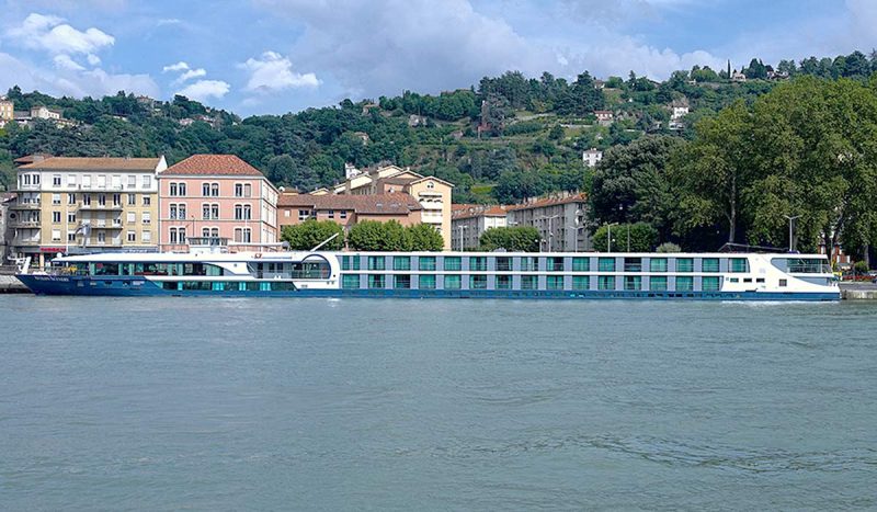 Avalon Scenery makes a port call in Vienne, France.