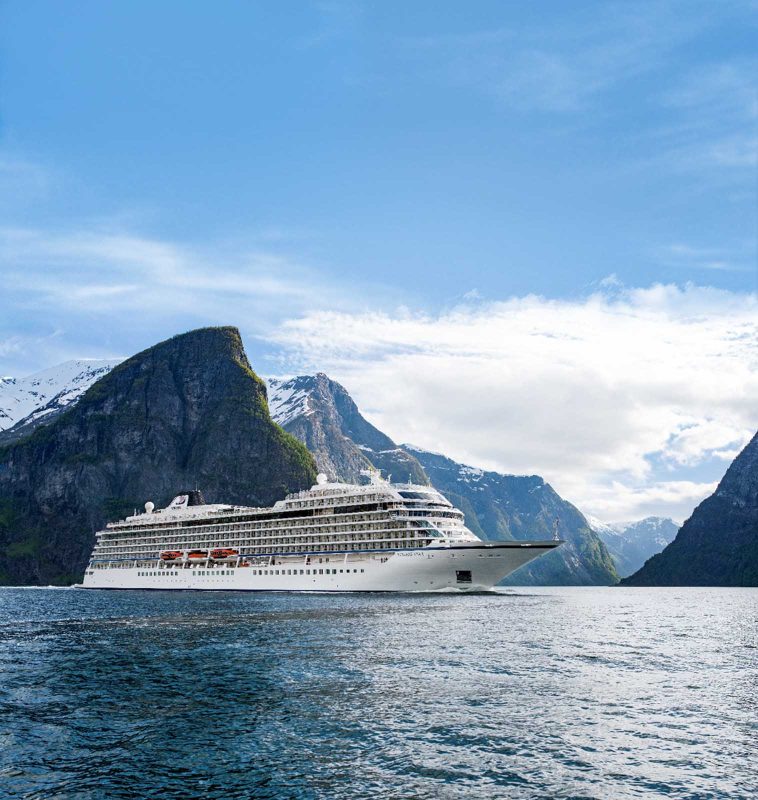 Viking Star in Flam, southwestern Norway, known for its magnificent fjords.