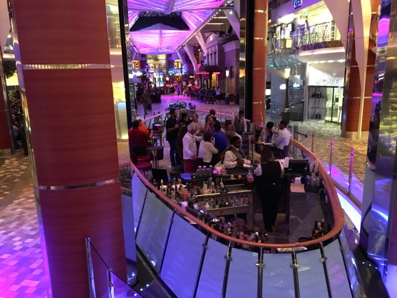 The Rising Tide Bar on the Oasis of the Seas cruise ship