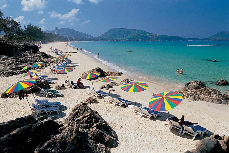 Patong Beach on Phuket, Thailand.