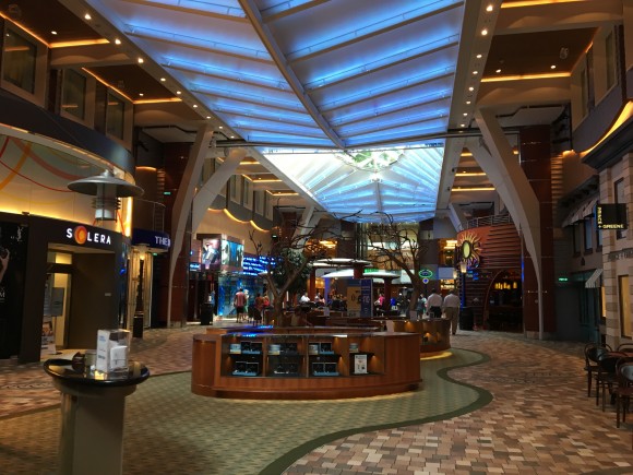 The Royal Promenade neighborhood on the Oasis of the Seas