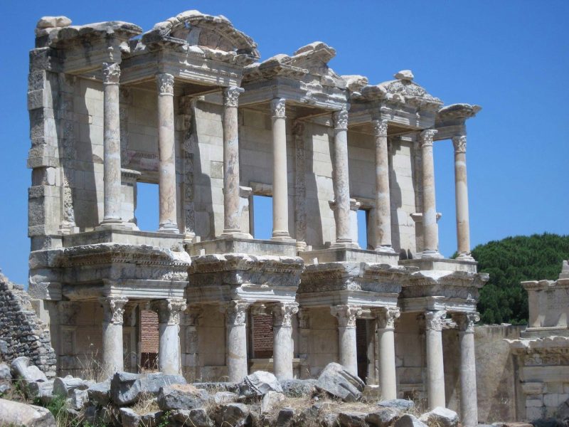 The Library of Ephesus near Kusadasi, Turkey.