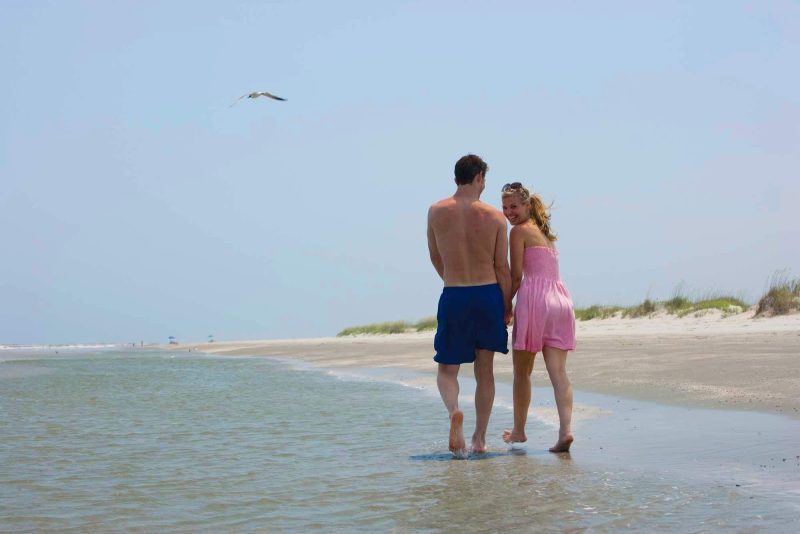You haven't seen all of Charleston unless you take a stroll down one of its beautiful beaches.