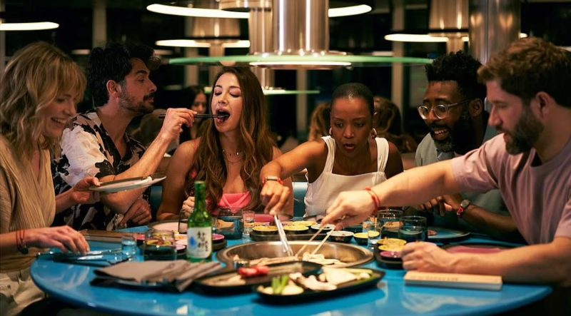 Enjoy flavorful Korean barbecue at Gunbae, one of the complimentary restaurants on Scarlet Lady. 