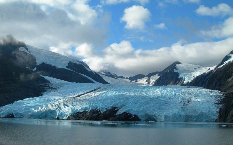 The Portage Glacier near Anchorage, Alaska.