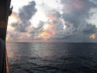 Taken from Silversea Cruises Silver Spirit of rainbow over Antigua