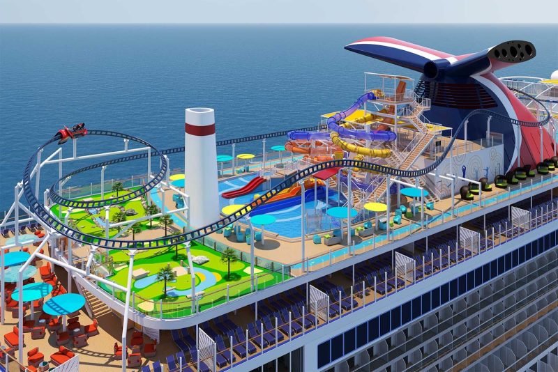 A rendering of Bolt, the centerpiece of the fun-filled Ultimate Playground on Carnival Jubilee.