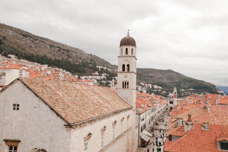Old Dubrovnik gets ready for the Christmas holidays.