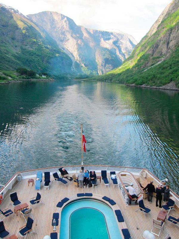 What's it like to sail through Norway's fjords on a SeaDream cruise? Like this.