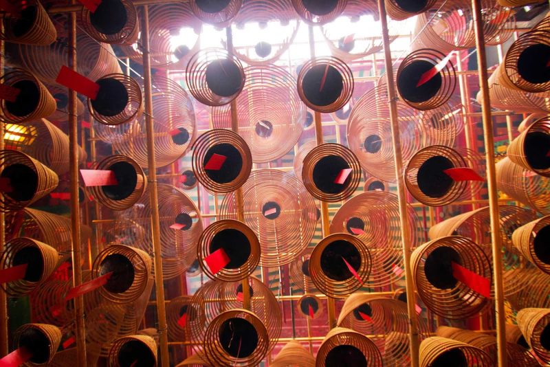 A Man Mo Temple in Hong Kong.