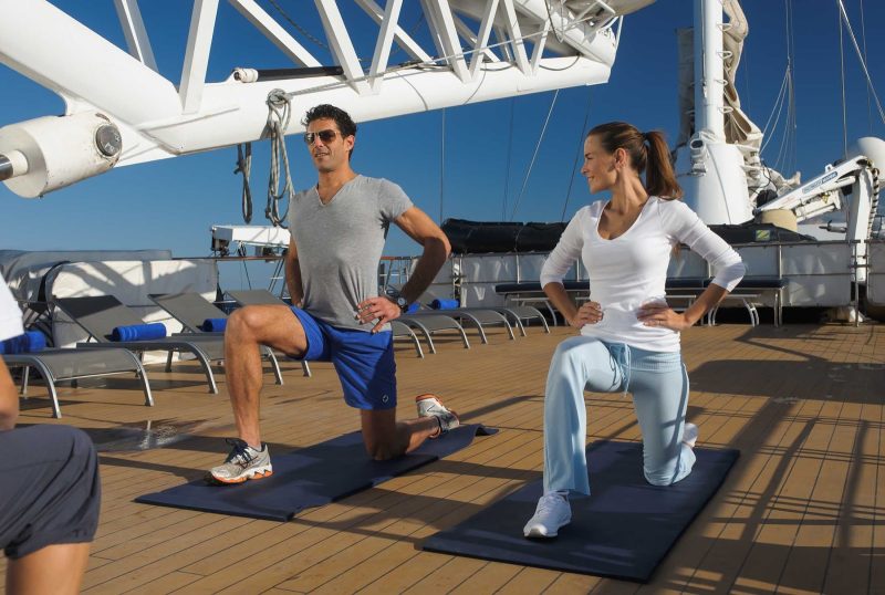 Refresh the mind and body on Ponant's luxury yacht Le Ponant. 