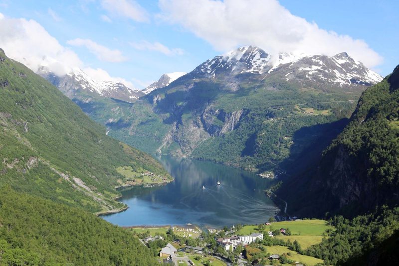One of the pristine fjords you can visit on a SeaDream sailing.