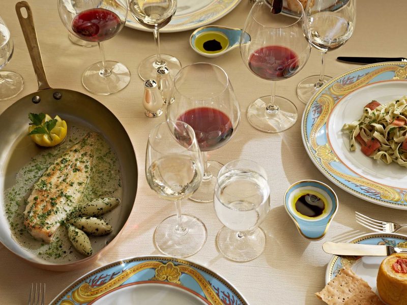 Dover sole sautéed in lemon, parsley and butter, served at Toscana on Oceania Cruises.