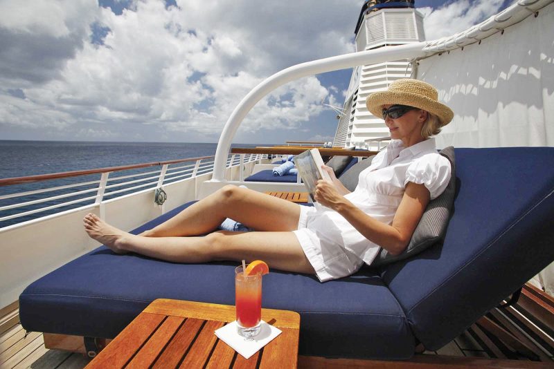 Sea days on a SeaDream cruise allow you to take a little time for yourself.