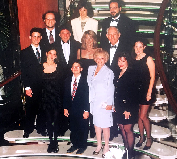 Lysee Kaye and her family dressing up for dinner during their cruise.