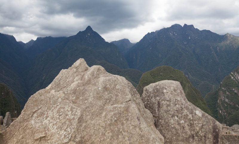 The Incas created a scale model that traced the outline of the sacred mountains at Machu Picchu.