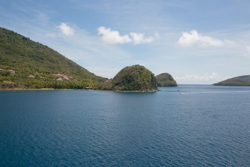 Guadeloupe, a French overseas territory, is an island group in the southern Caribbean.