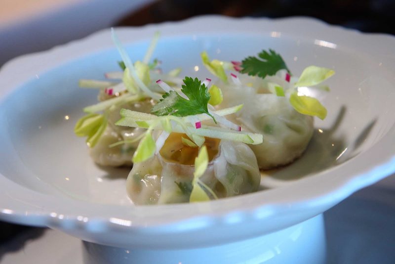 An order of delicate Shrimp Har Gow can start off your dining experience at Ji Ji Asian Kitchen when you sail with Carnival Sunshine.