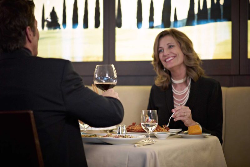 Dine at Toscana on Oceania Cruises for exquisite Italian cuisine.