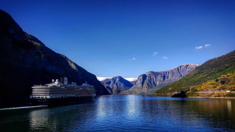 Sail through glacier lakes in Northern Europe on ms Koningsdam.