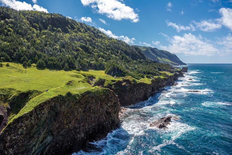 The dramatic Green Gardens area of Gros Morne National Park, western Avalon Peninsula, Newfoundland.