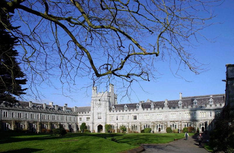 The Quad of Cork University in Cork, Ireland.
