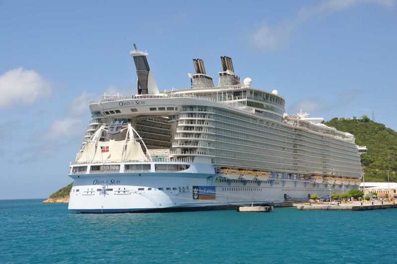 Royal Caribbean's Oasis of the Seas sails the Caribbean from her home port of Port Everglades in Fort Lauderdale, Florida.