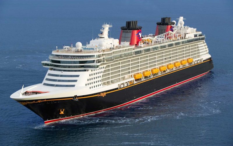 Disney Dream en route to the Bahamas. The ship does mostly 3- and 4-night sailings from Port Canaveral, Fla., with Castaway Cay as the chief destination.  